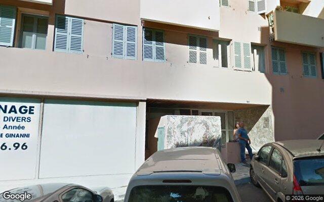 Façade : 7 rue Notre Dame de Lourdes, Bastia